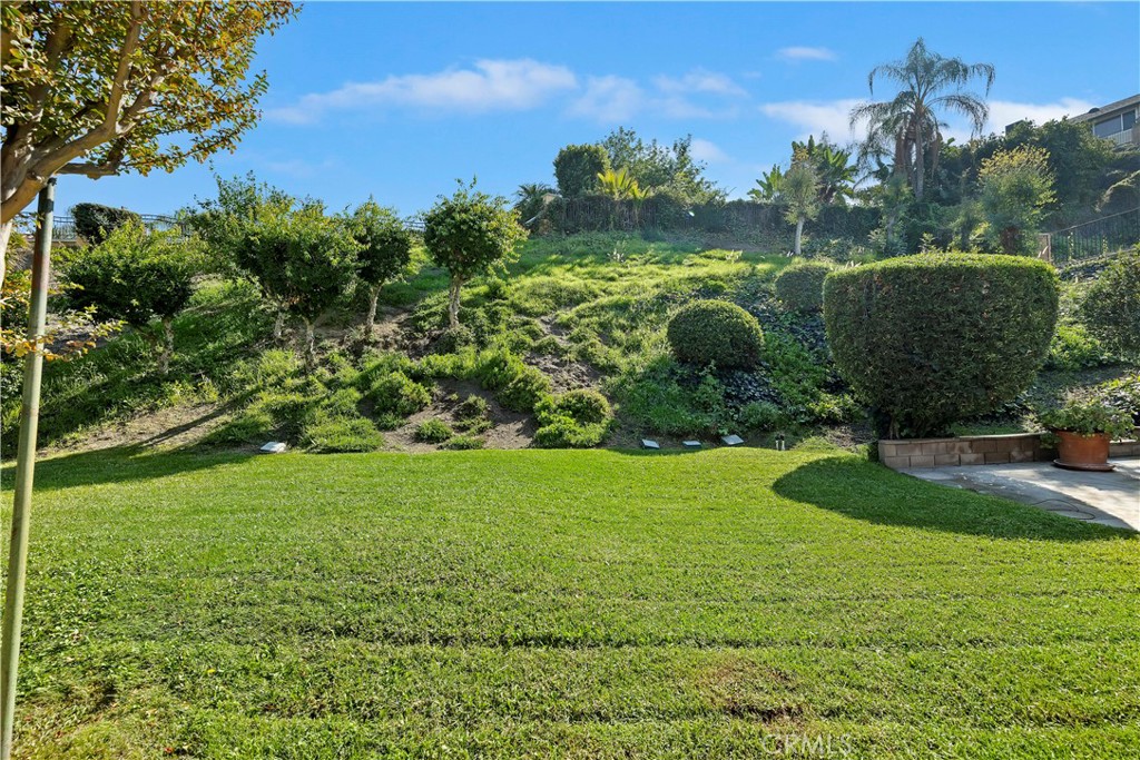 1440 Trenton Drive Riverside, CA 92506 - Photo 42 of 52 a view of a garden with a building in the background