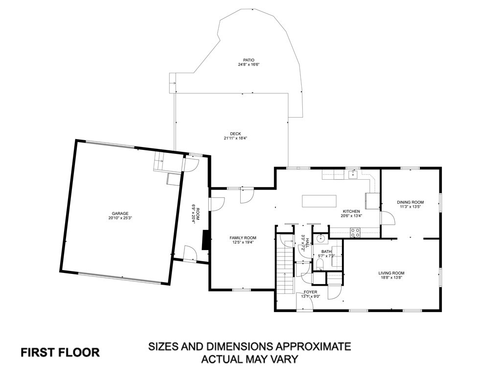 45 Scantic Road Hampden, MA 01036 - Photo 35 of 37 a black and white photo of a floor