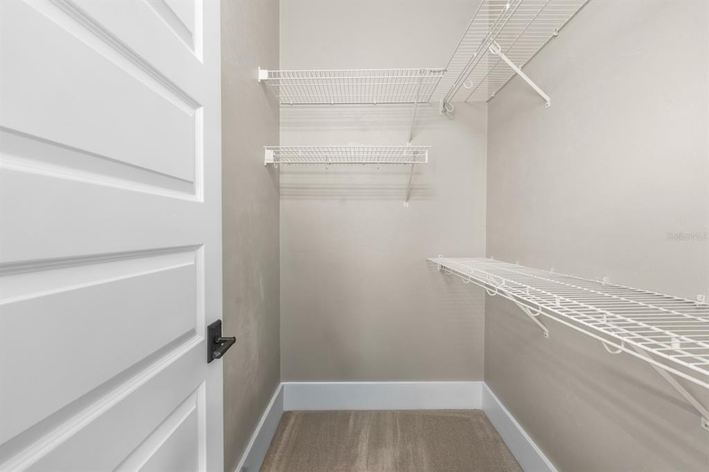 1751 Southwest 188th Street Newberry, FL 32669 - Photo 46 of 93 a view of walk in closet with empty racks