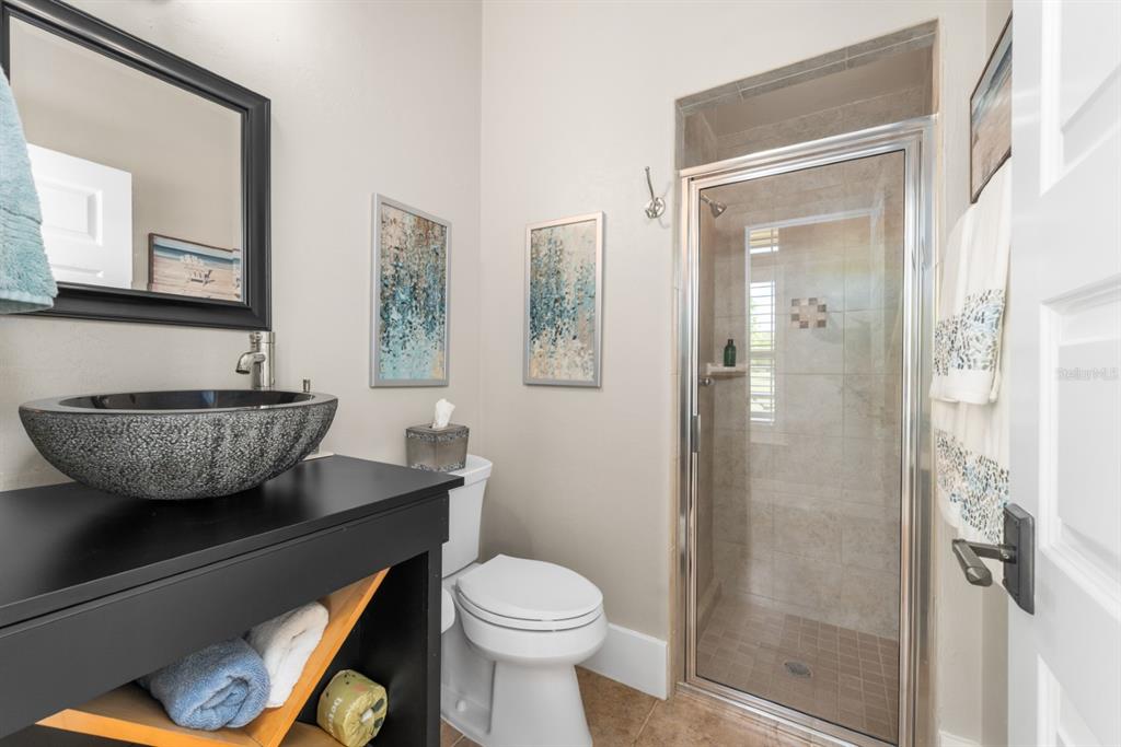 1751 Southwest 188th Street Newberry, FL 32669 - Photo 49 of 93 a view of a bathroom with a potted plant on the counter and a toilet