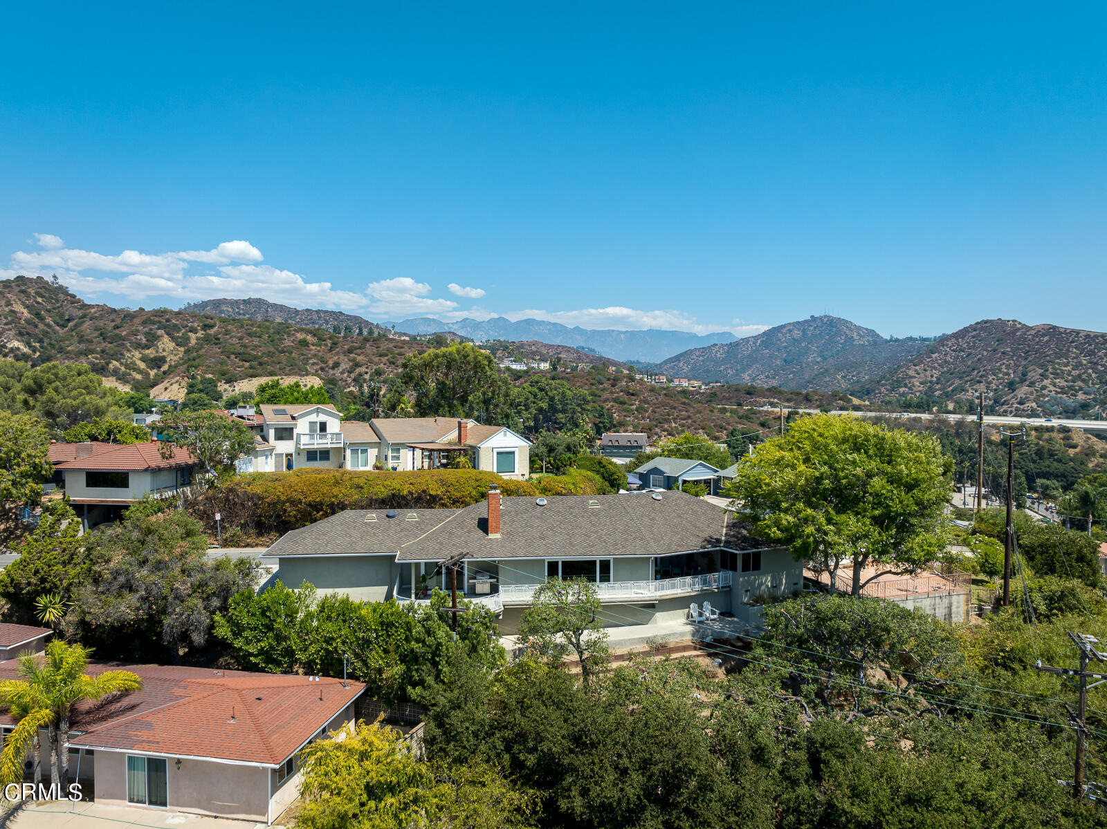 667 Glen Avenue Glendale, CA 91206 - Photo 39 of 46 an aerial view of residential houses with outdoor space and trees