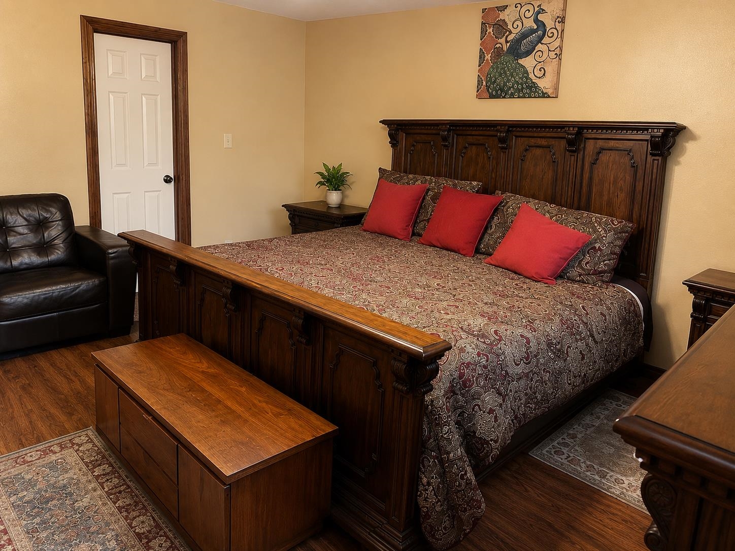 5845 Meadowview Road Beaumont, TX 77708 - Photo 13 of 24 a bedroom with bed and window