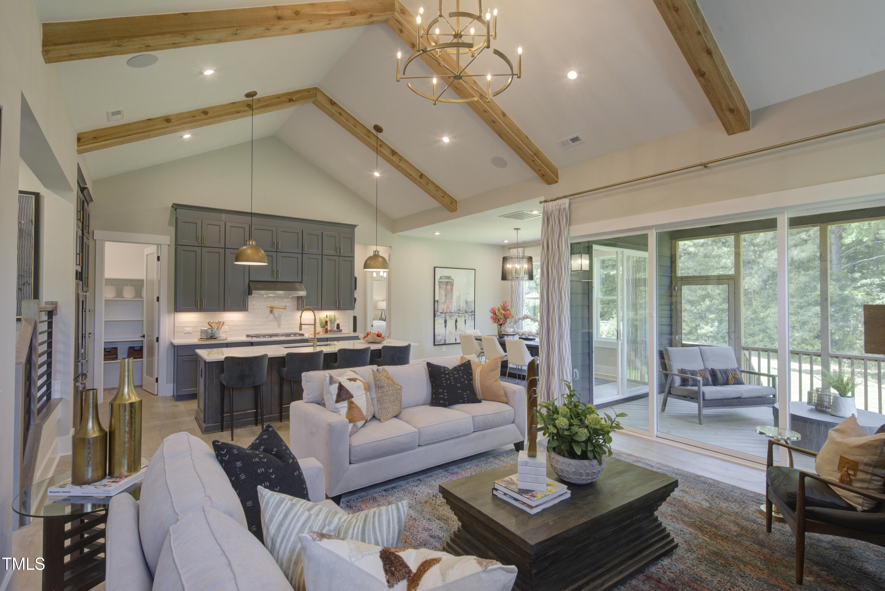 306 Golden Leaf Farms Road Angier, NC 27501 - Photo 4 of 21 a living room with furniture and a large window