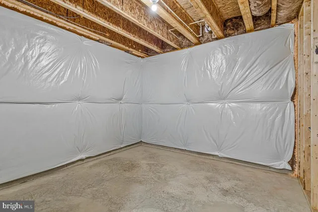 a view of a room with storage