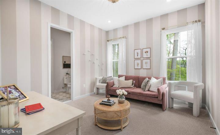 0 Spotswood Furnace Road Fredericksburg, VA 22407 - Photo 13 of 21 Charming room with soft striped walls.