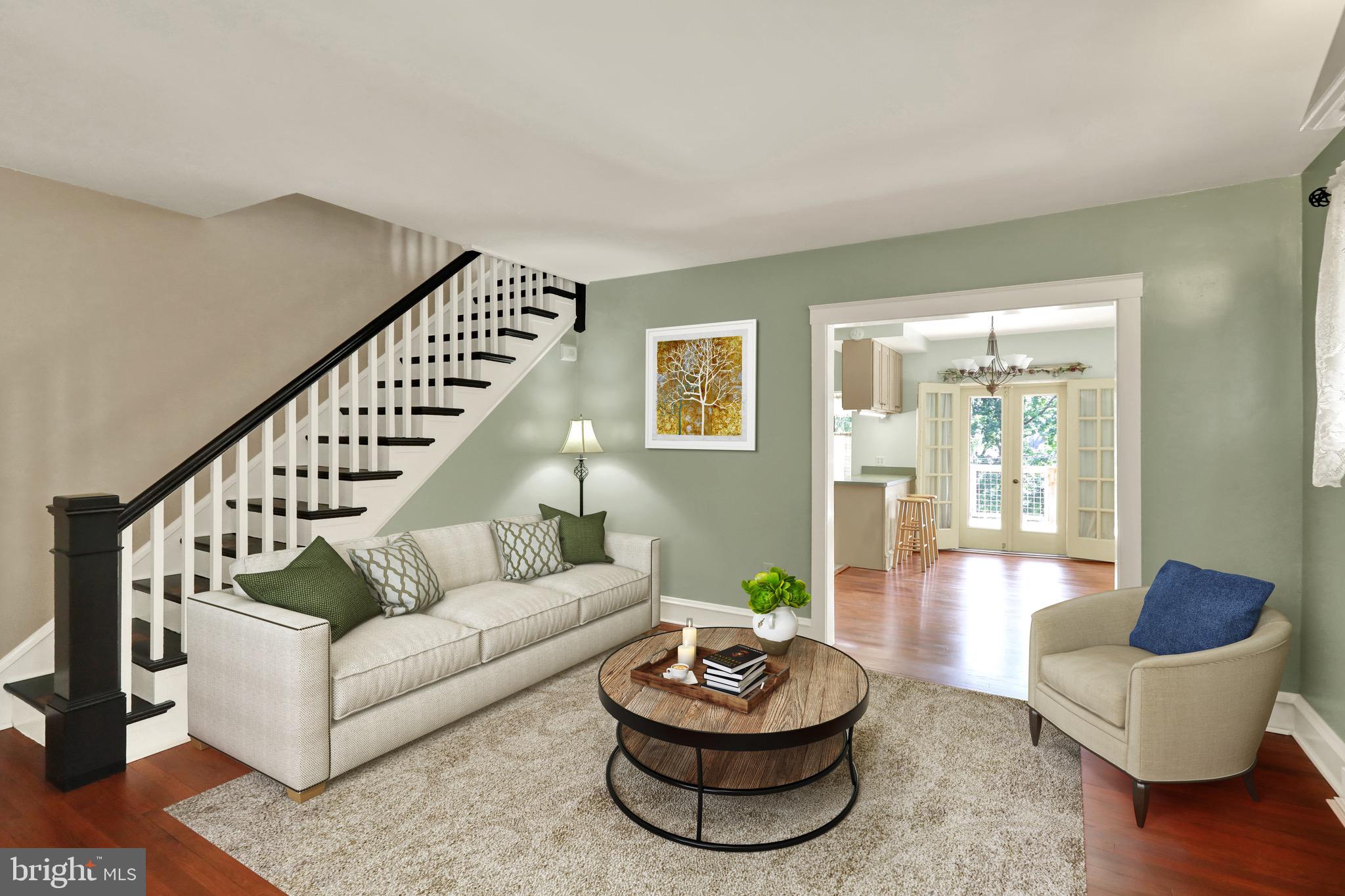 519 Friedensburg Road Reading, PA 19606 - Photo 9 of 47 a living room with furniture and a wooden floor