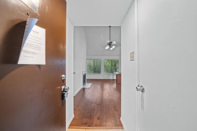 wooden floor in a gallery
