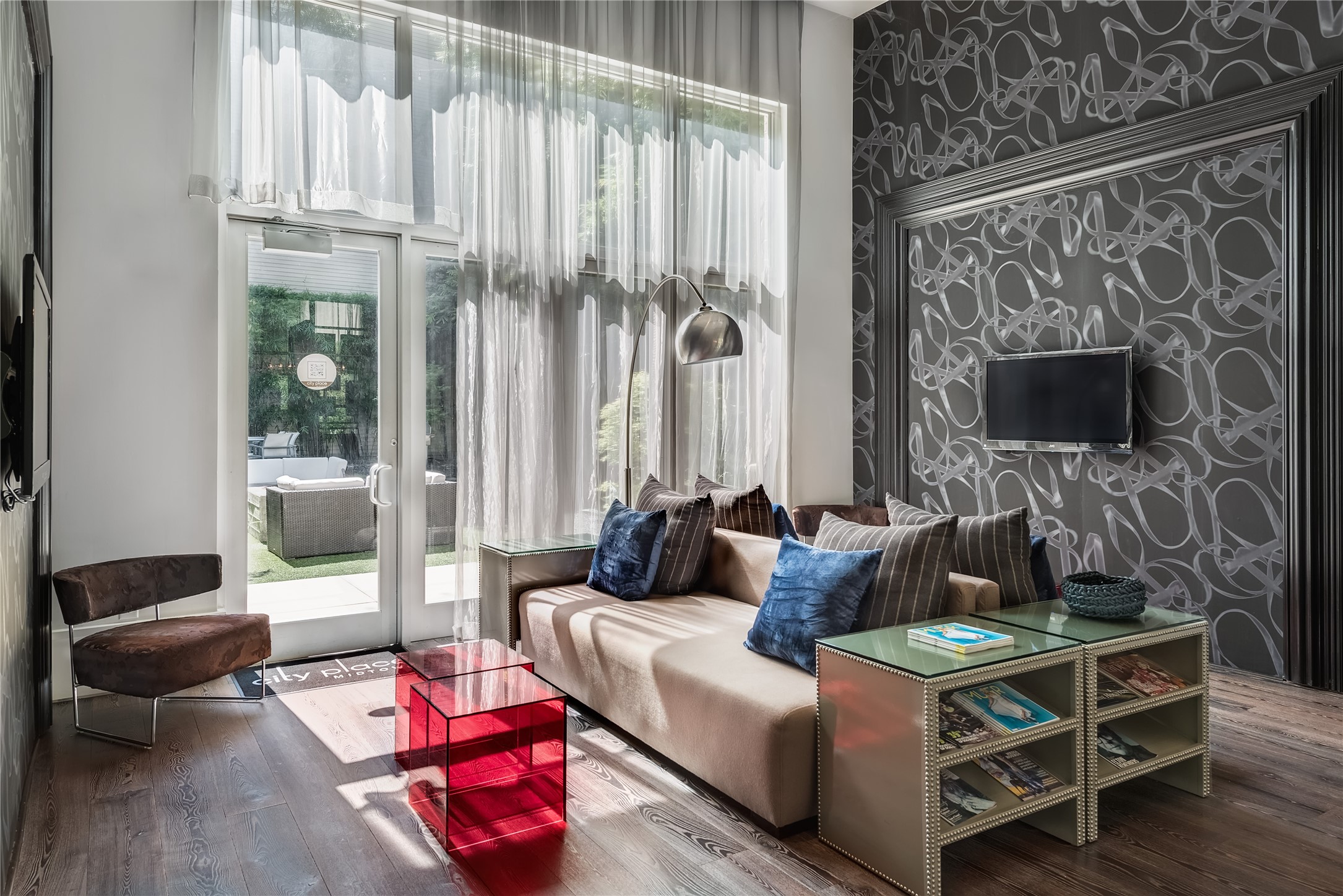 2700 Brazos Street, Unit 4310 Houston, TX 77006 - Photo 15 of 20 WFH area with a printer and Wi-Fi