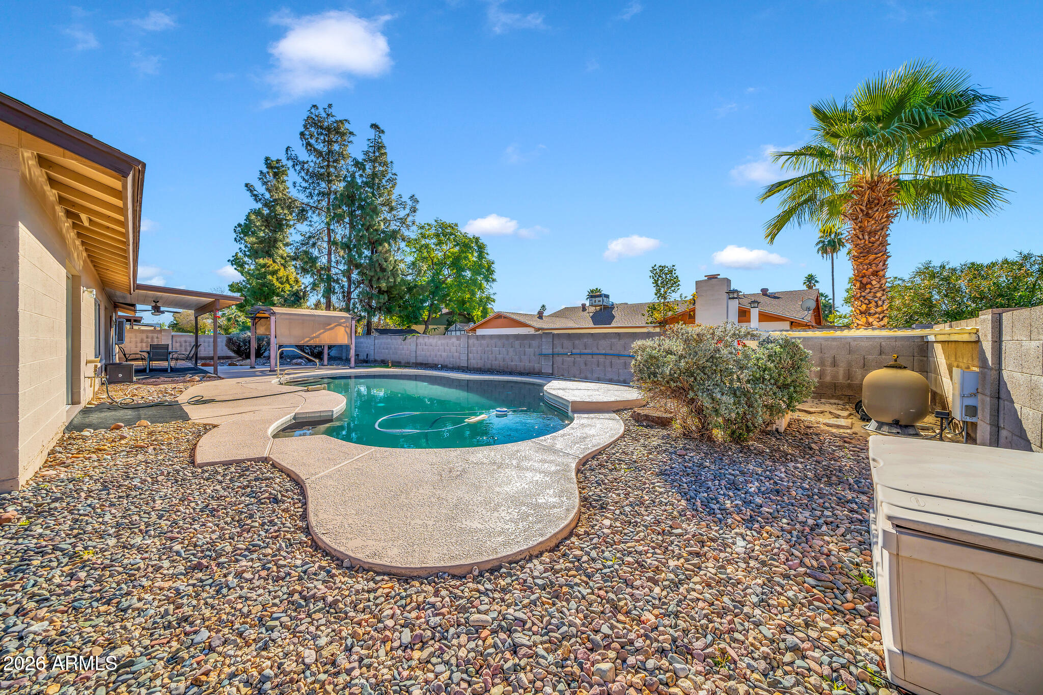 3033 West Kathleen Road Phoenix, AZ 85053 - Photo 31 of 42 a view of a backyard