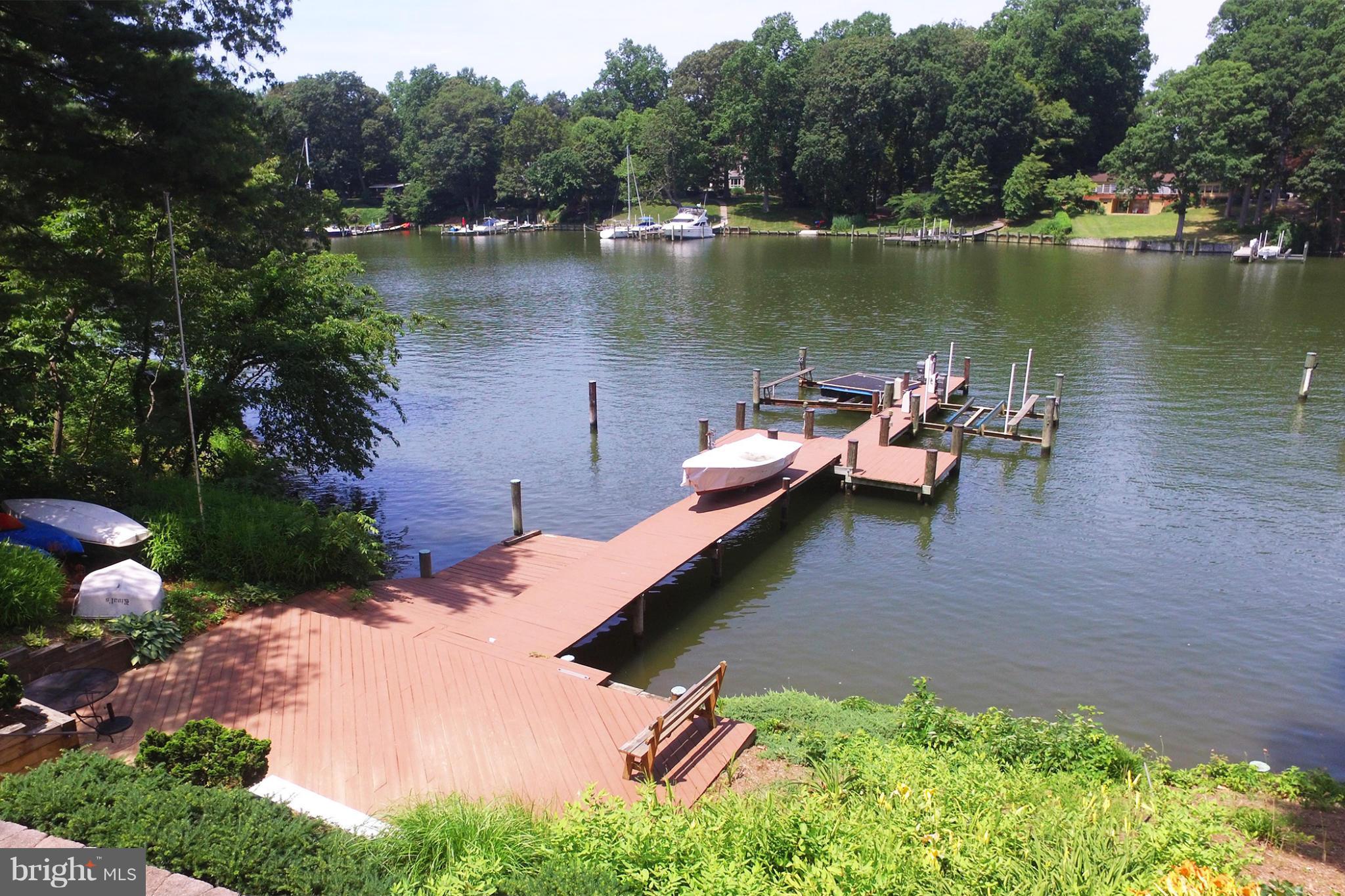 1866 Burley Road Annapolis, MD 21409 - Photo 3 of 26 Private, deep-water pier has multiple slips