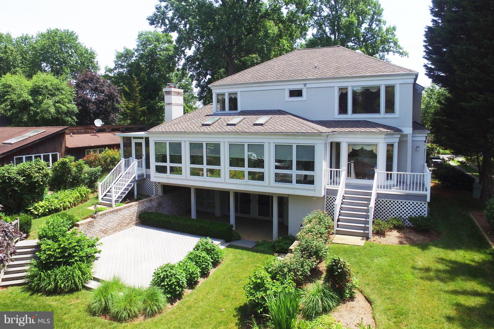 1866 Burley Road Annapolis, MD 21409 - Photo 5 of 26 Waterside of the home lots of windows!