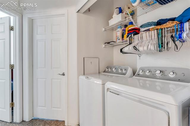 2002 Legacy Ridge View, Unit 102 Colorado Springs, CO 80910 - Photo 9 of 21 Laundry