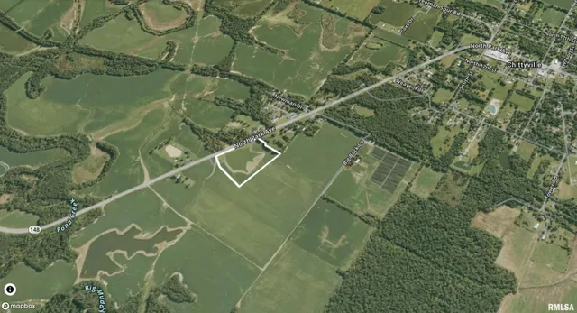 a view of a lake in middle of the town