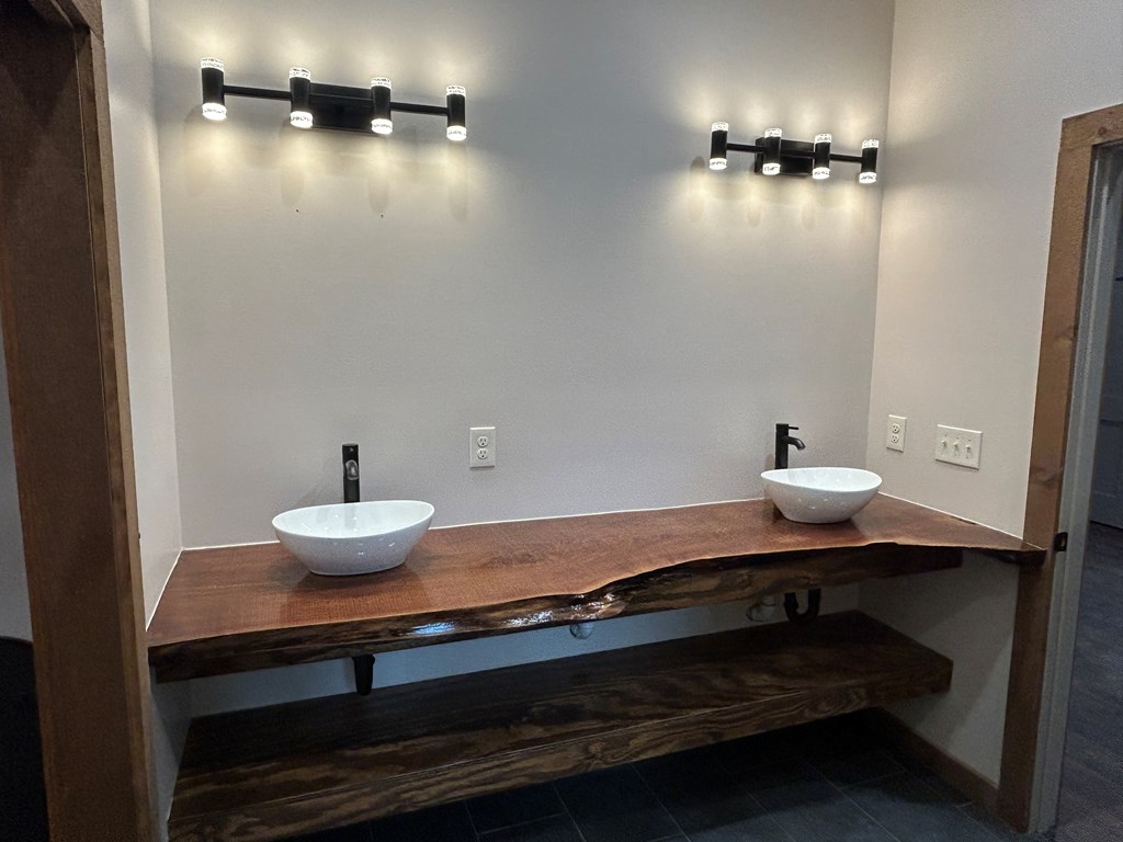 2461 Salem Road Mineral Bluff, GA 30559 - Photo 84 of 86 a bathroom with a sink and a toilet