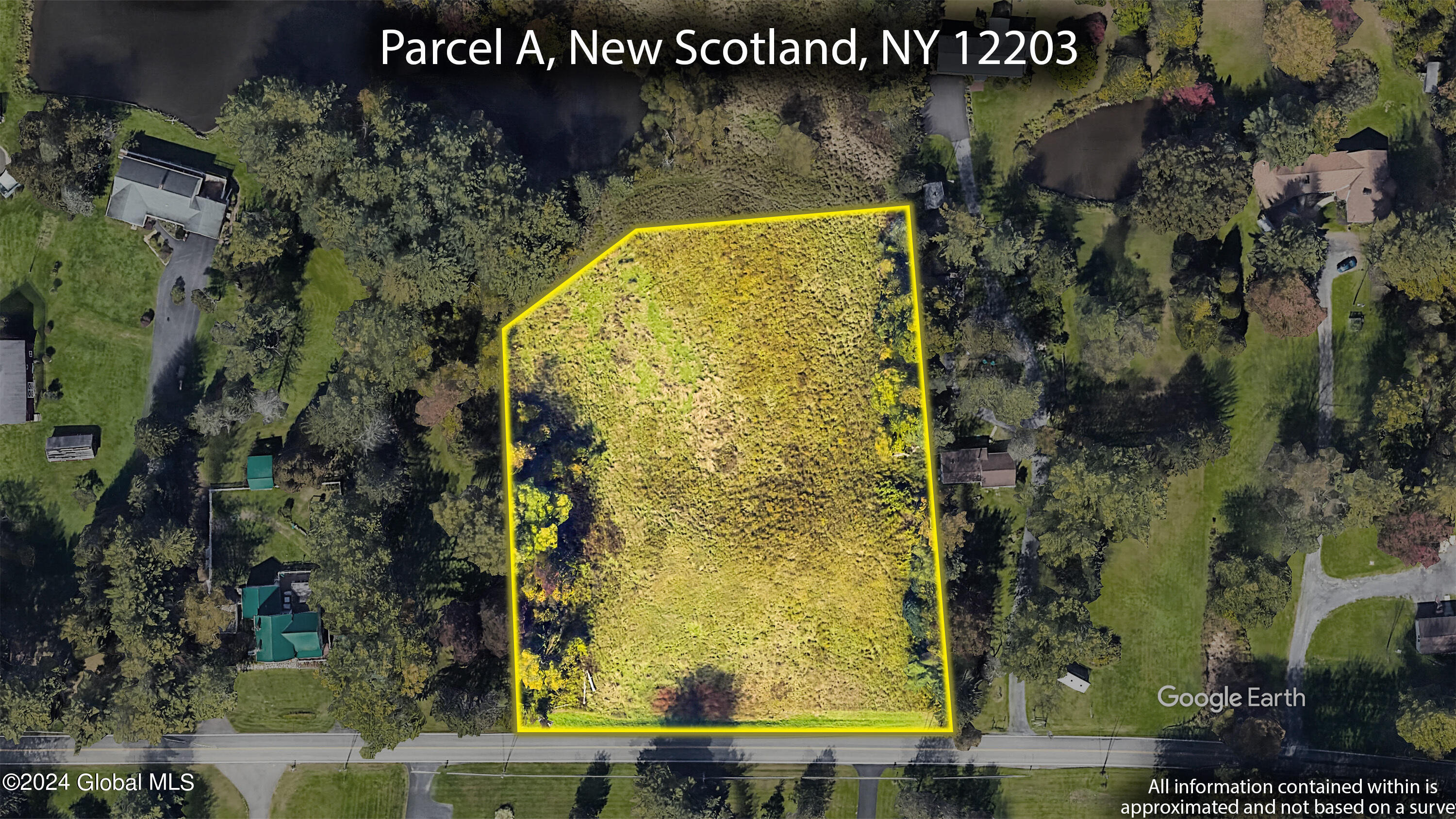 Parcel A Krumkill Road Albany, NY 12203 - Photo 14 of 14 Property Line Overlay