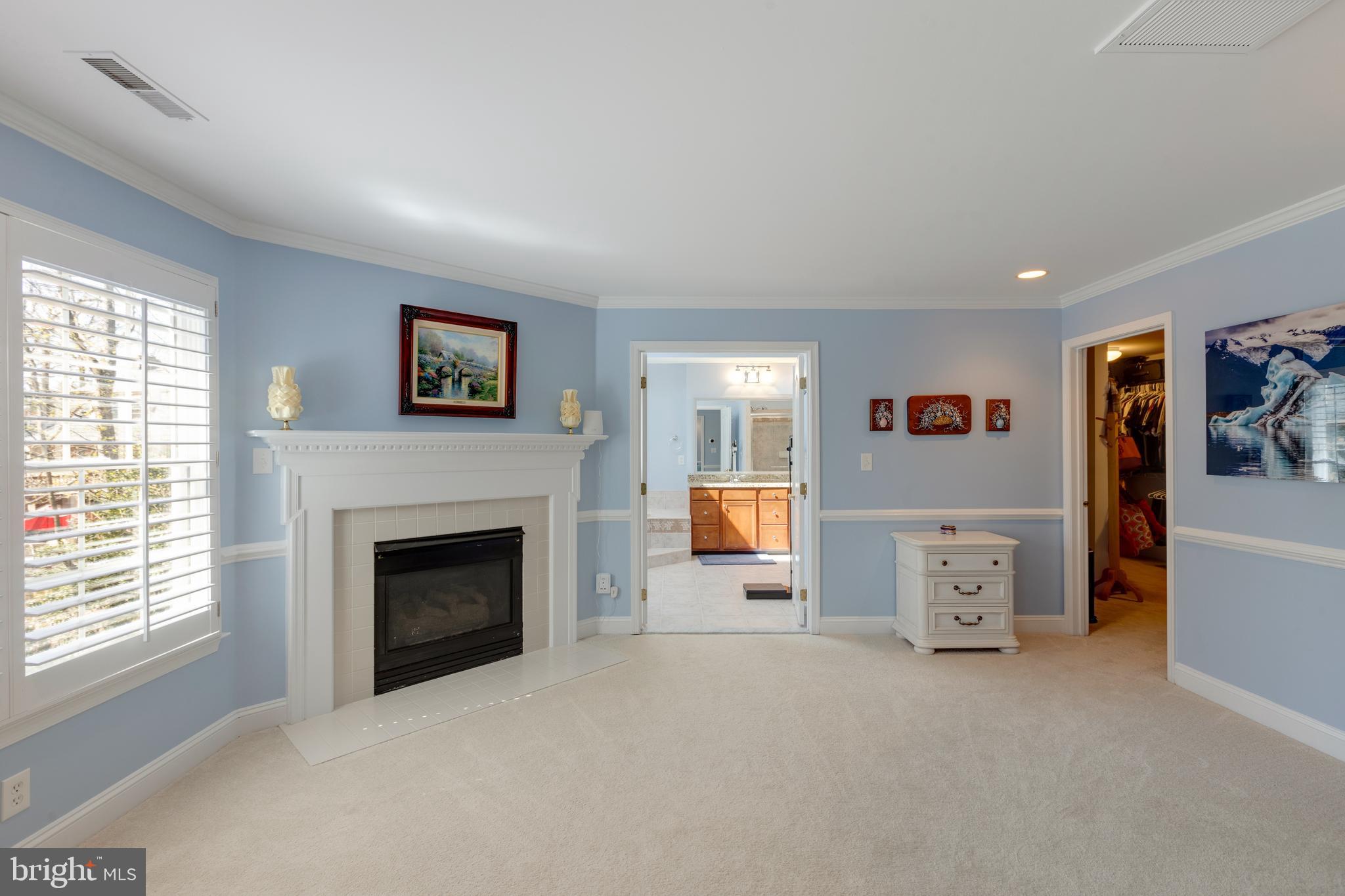 1282 Cobble Pond Way Vienna, VA 22182 - Photo 12 of 76 Sitting room with gas fireplace