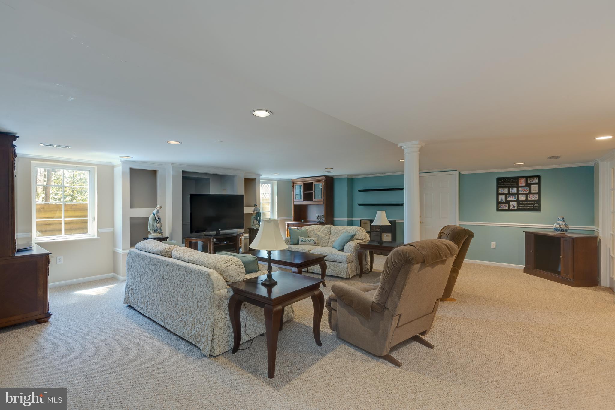 1282 Cobble Pond Way Vienna, VA 22182 - Photo 18 of 76 Spacious lower level recreation room