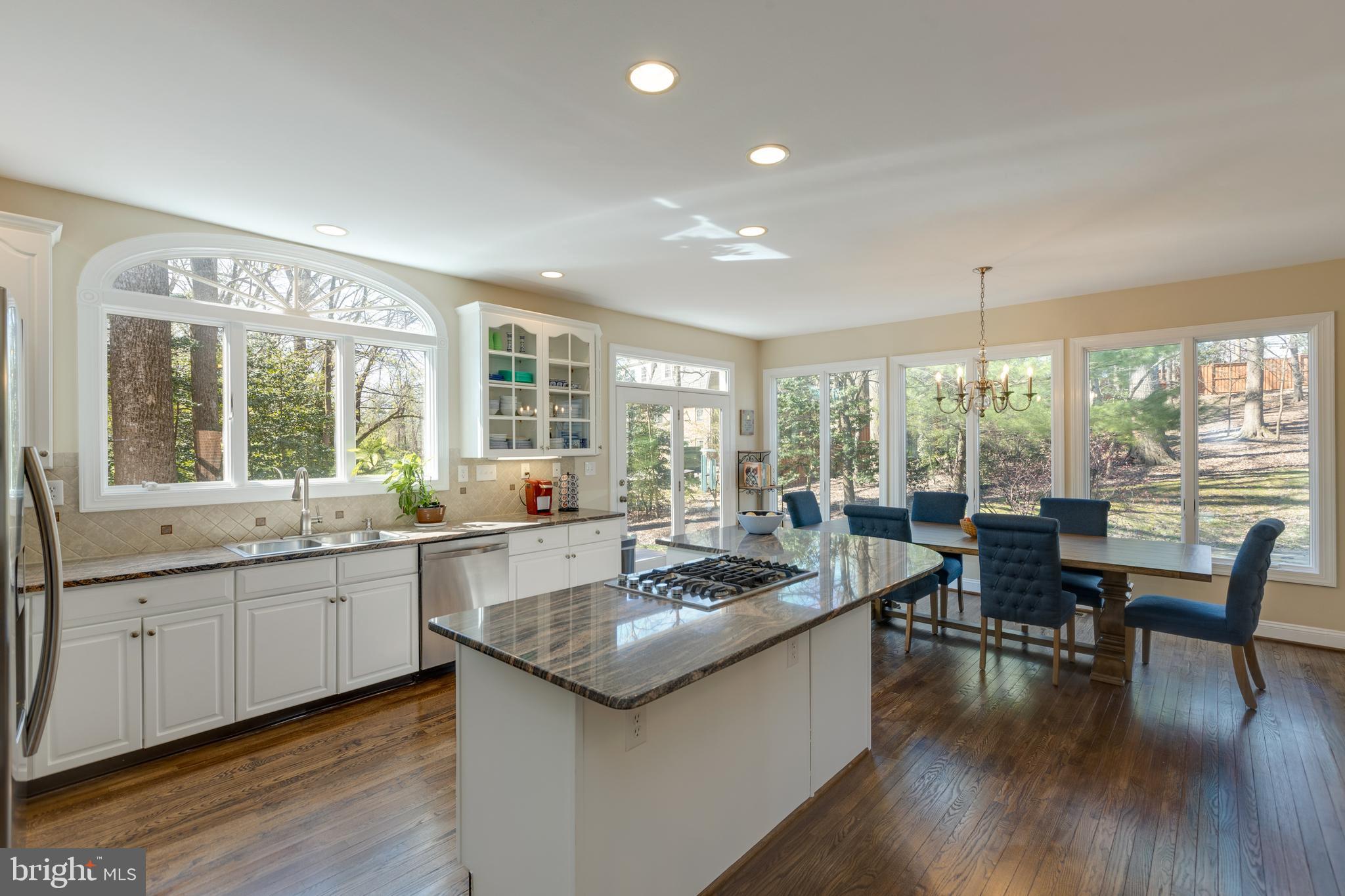 1282 Cobble Pond Way Vienna, VA 22182 - Photo 3 of 76 Expansive kitchen with wonderful light