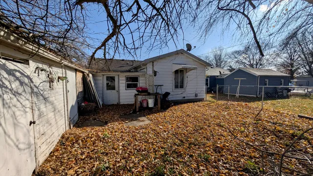 a view of large space with a tree