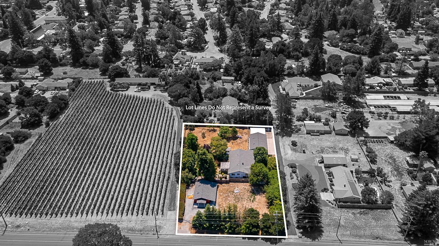 7965 Mill Station Road Sebastopol, CA 95472 - Photo 1 of 1 an outdoor view of a house with a street