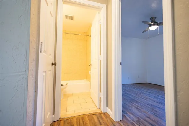 wooden floor in a gallery