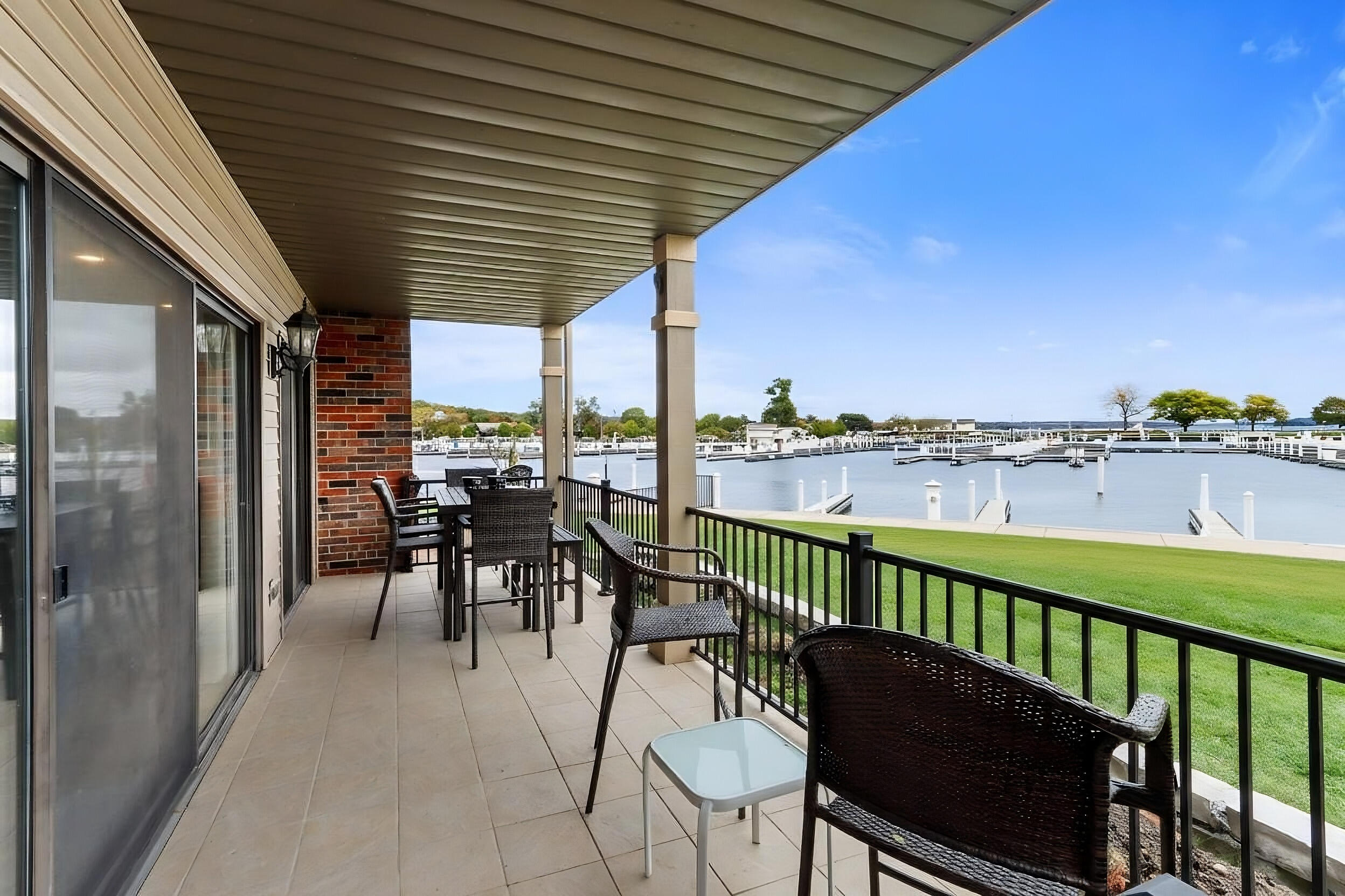 12 Abbey Villa Circle, Unit C Fontana, WI 53125 - Photo 2 of 28 View from Patio