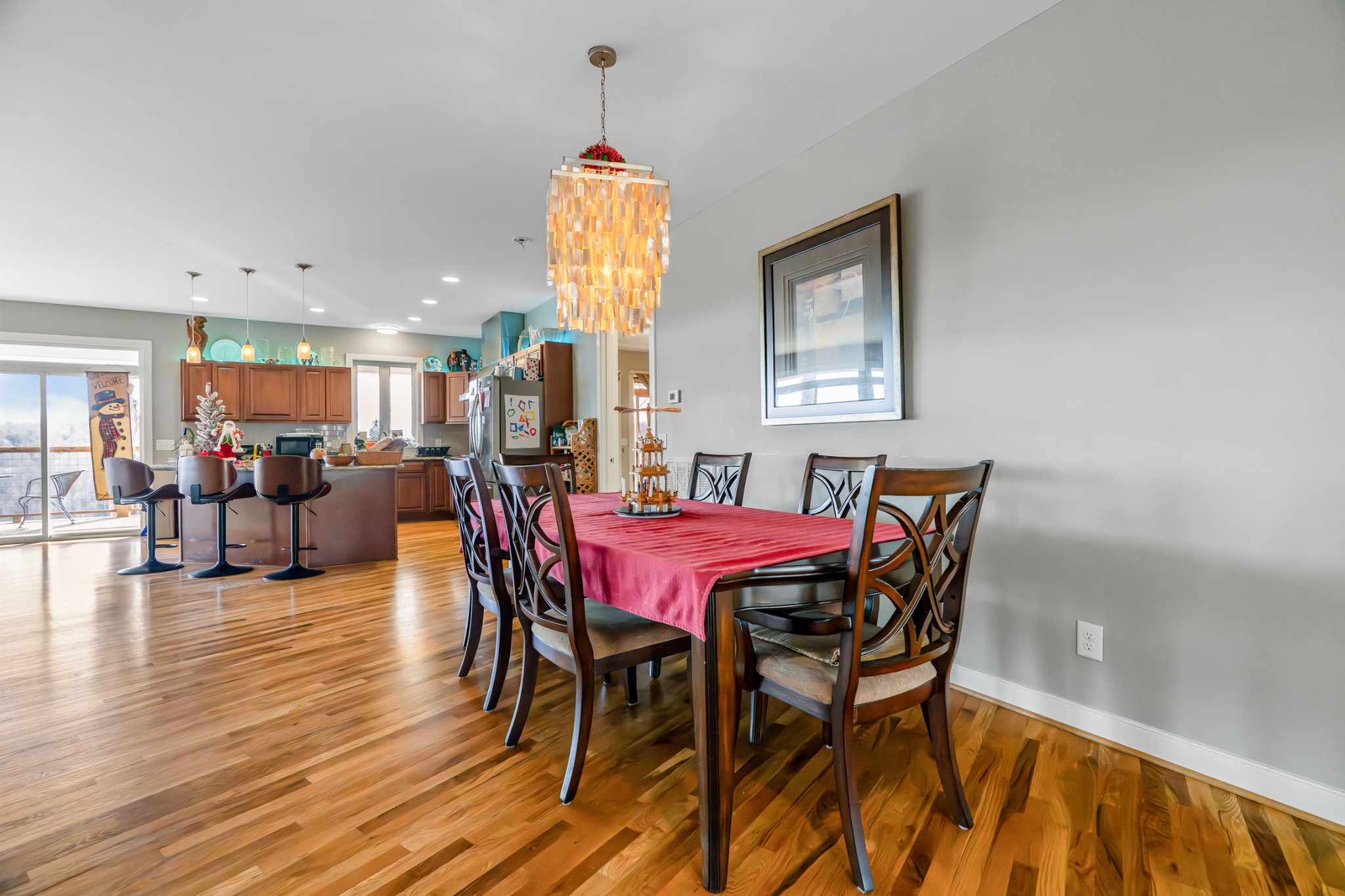 1290 Stillhouse Branch Road Sparta, TN 38583 - Photo 14 of 51 a view of a dining room with furniture and wooden floor