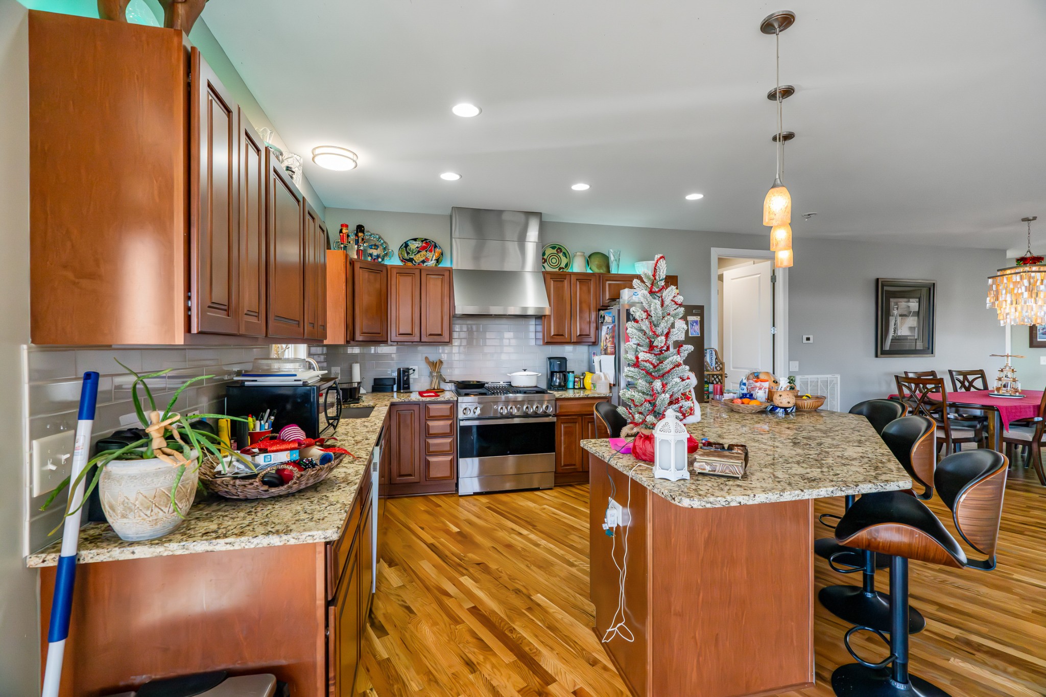 1290 Stillhouse Branch Road Sparta, TN 38583 - Photo 16 of 51 a kitchen view of a dining table chairs and entryway