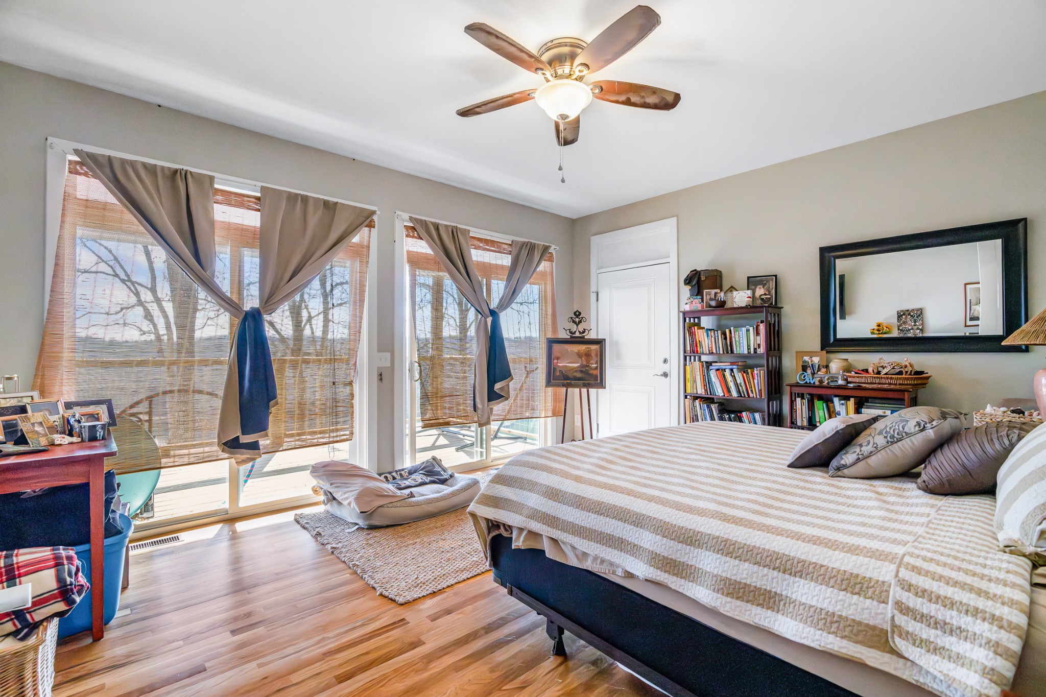 1290 Stillhouse Branch Road Sparta, TN 38583 - Photo 21 of 51 a bedroom with a large bed and a large window