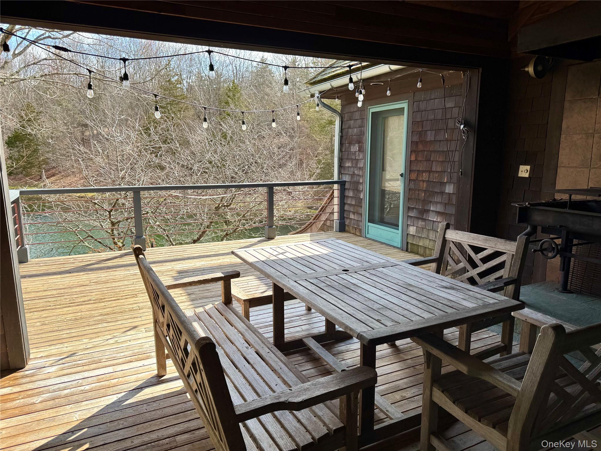 22 Knight Road Clinton Corners, NY 12514 - Photo 15 of 34 Back Porch with Dining & Built-in Barbecue
