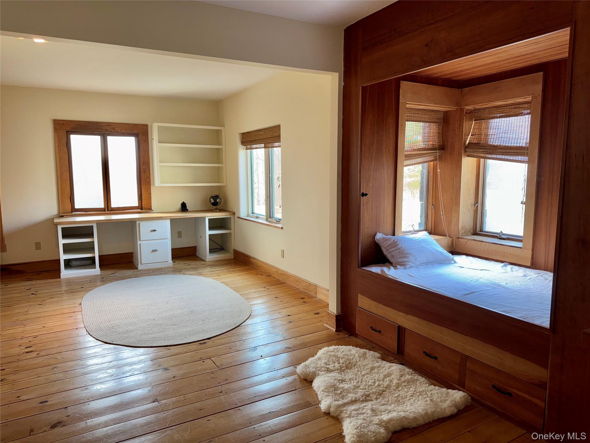 22 Knight Road Clinton Corners, NY 12514 - Photo 30 of 34 3rd Bedroom with Built-in Desk and 2 Single Built-in Alcove Beds