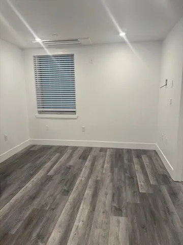 wooden floor in an empty room