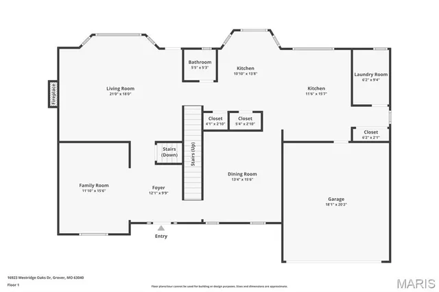 $579,989 | 16923 Westridge Oaks Drive, Wildwood, MO 63040