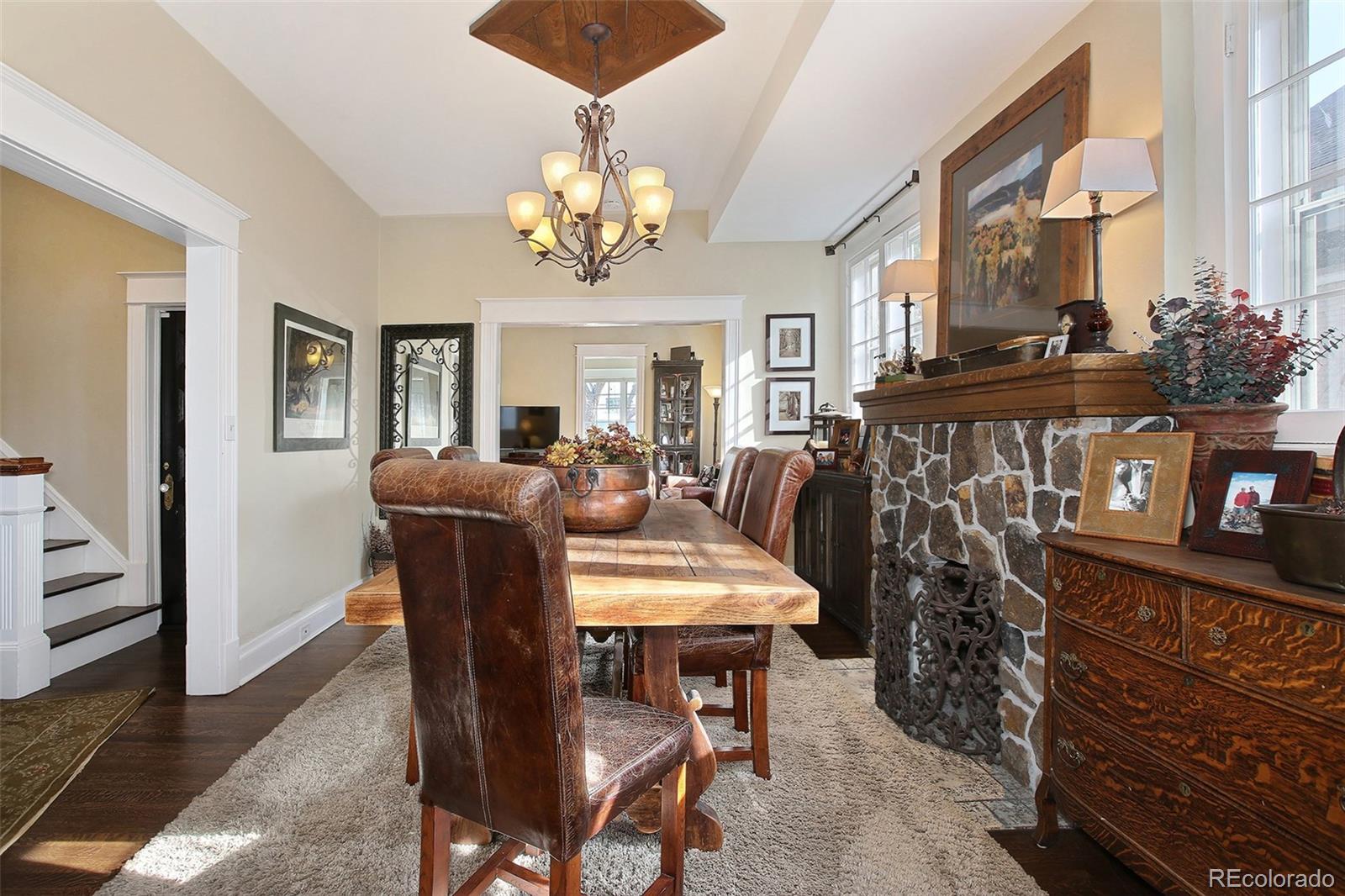 570 Gilpin Street Denver, CO 80218 - Photo 6 of 30 a view of a dining room with furniture