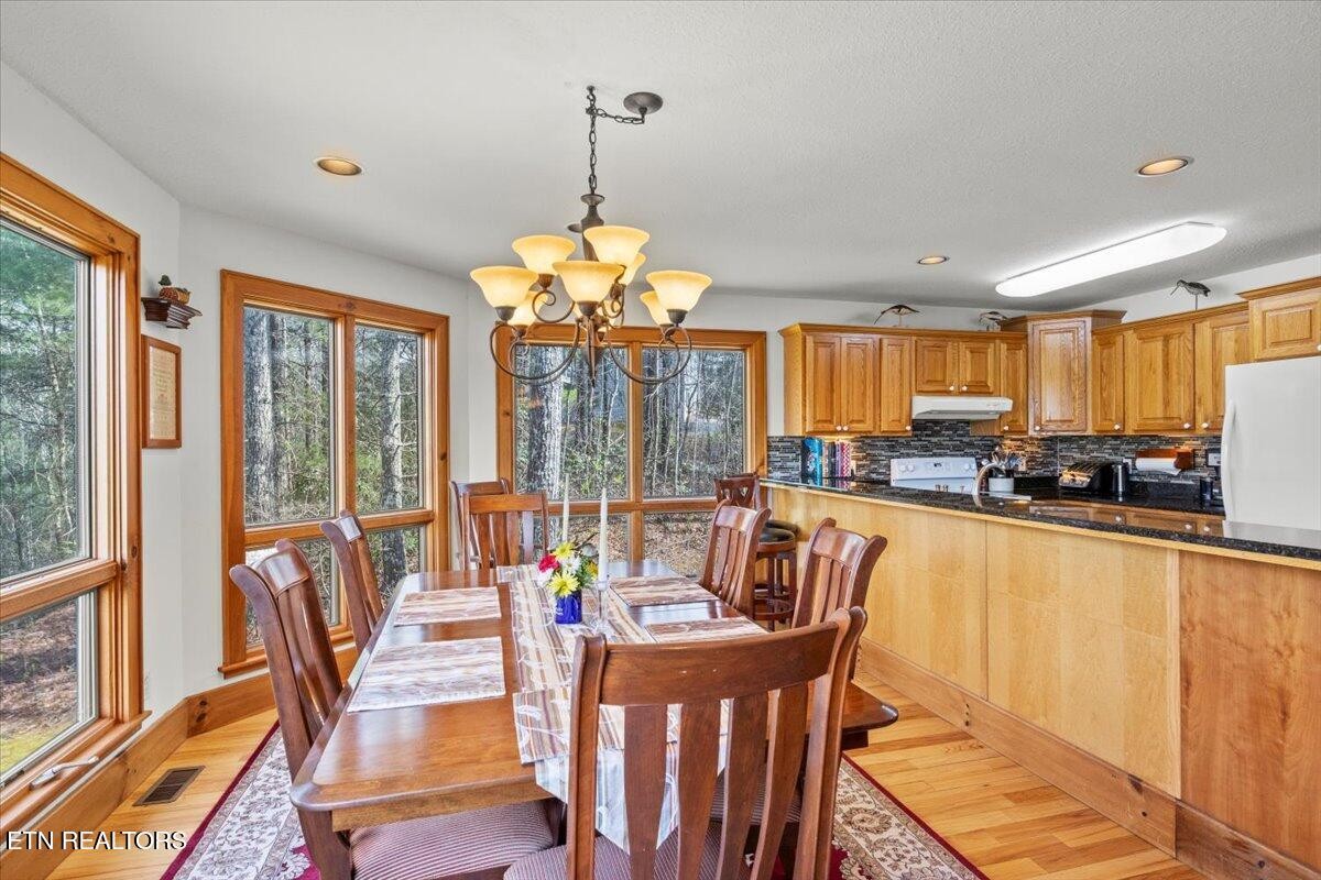 802 Stonegate Way Townsend, TN 37882 - Photo 13 of 44 a view of a dining room with furniture window and outside view