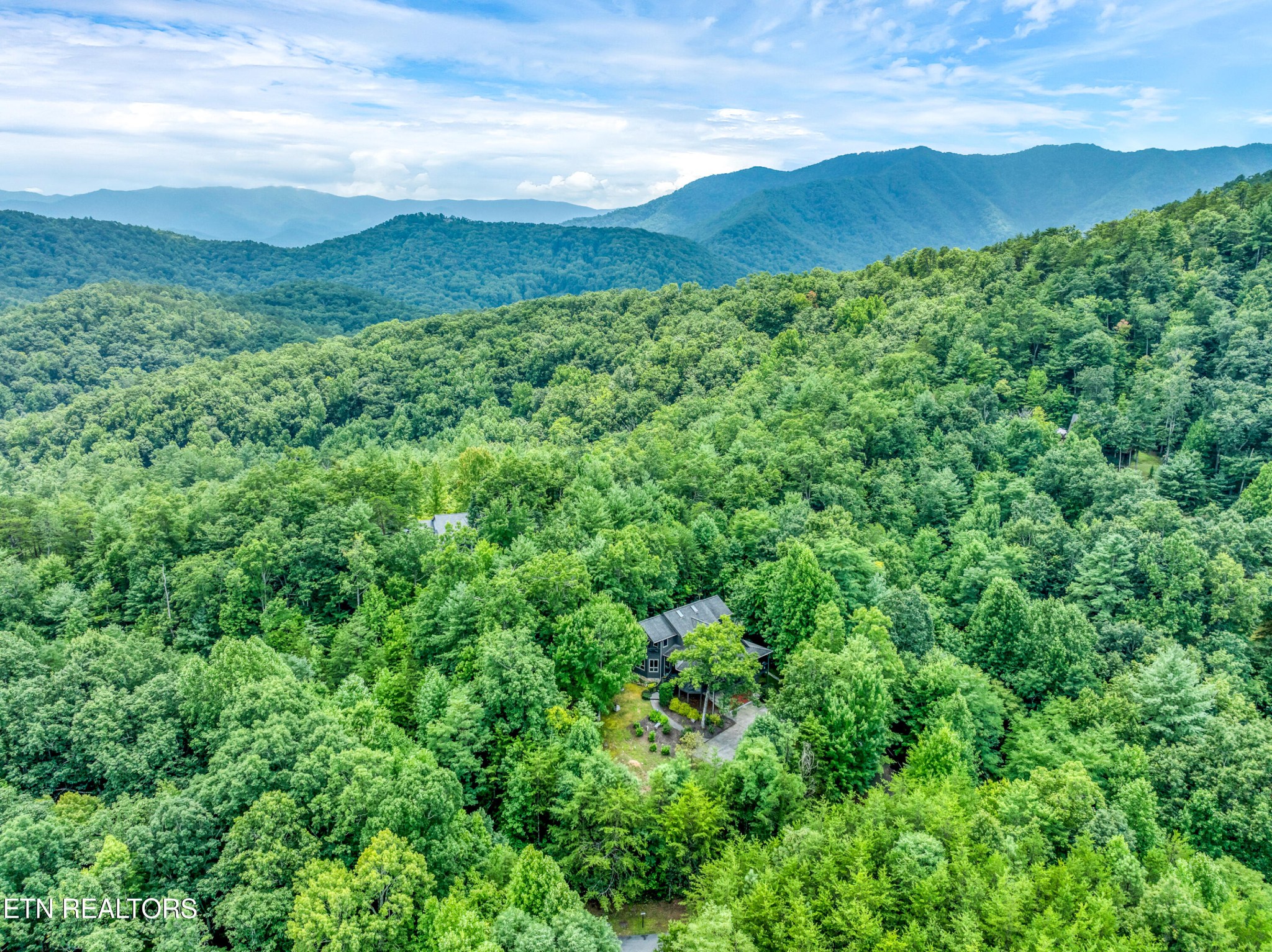 802 Stonegate Way Townsend, TN 37882 - Photo 7 of 44 a view of a lush green hillside and a houses