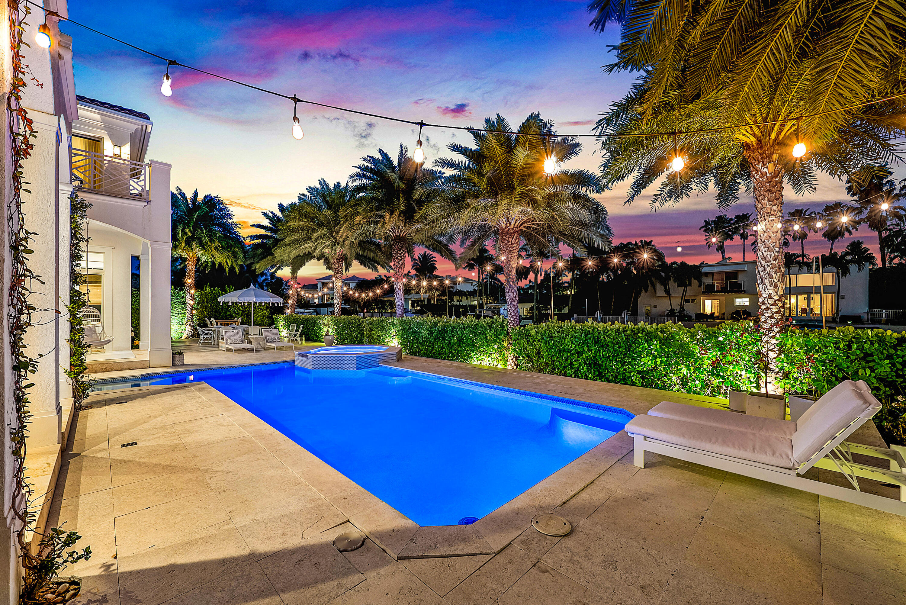 19 Harbour Drive North Ocean Ridge, FL 33435 - Photo 52 of 67 Pool Twilight