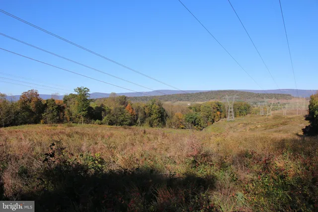 a view of mountain with trees in background