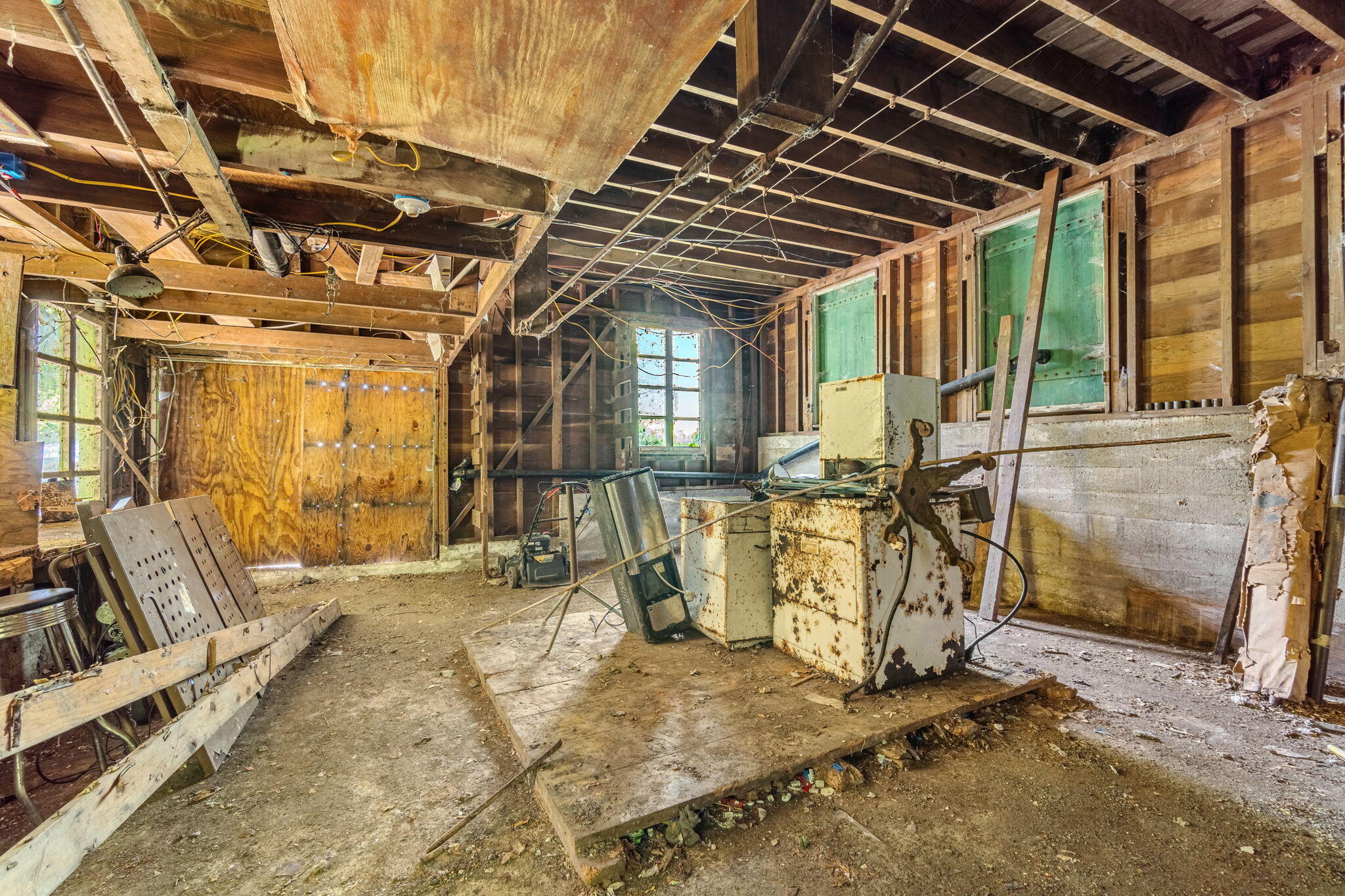 755-763 Oeschger Road Ferndale, CA 95536 - Photo 35 of 36 a view of a room with wooden walls