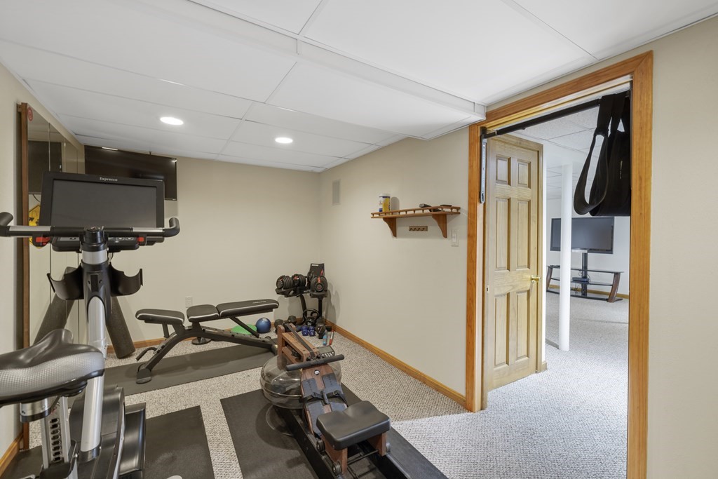 270 Middleton Road Boxford, MA 01921 - Photo 9 of 40 a view of a room with gym equipment