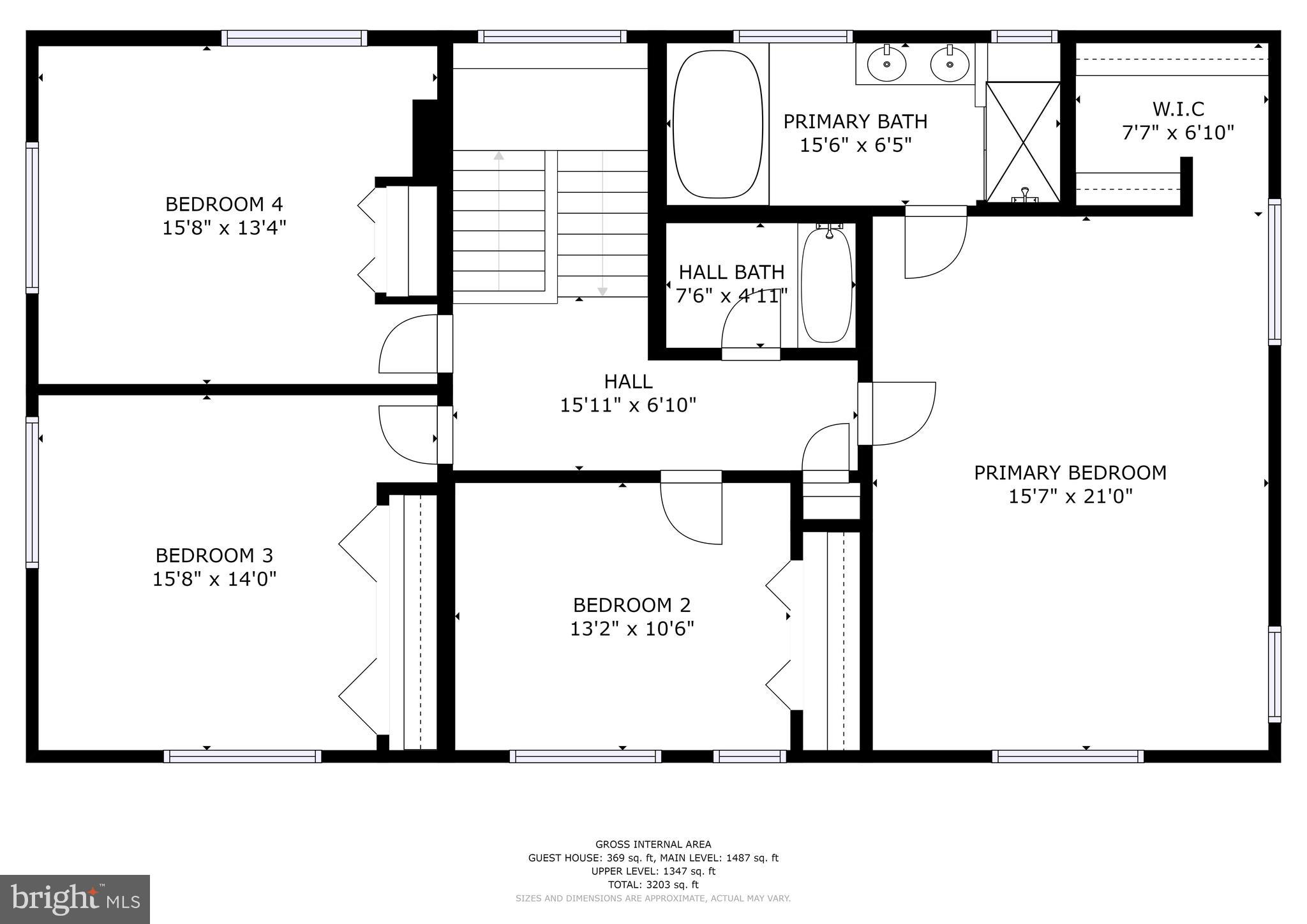 6100 Namakagan Road Bethesda, MD 20816 - Photo 52 of 54 Floor Plan Upper