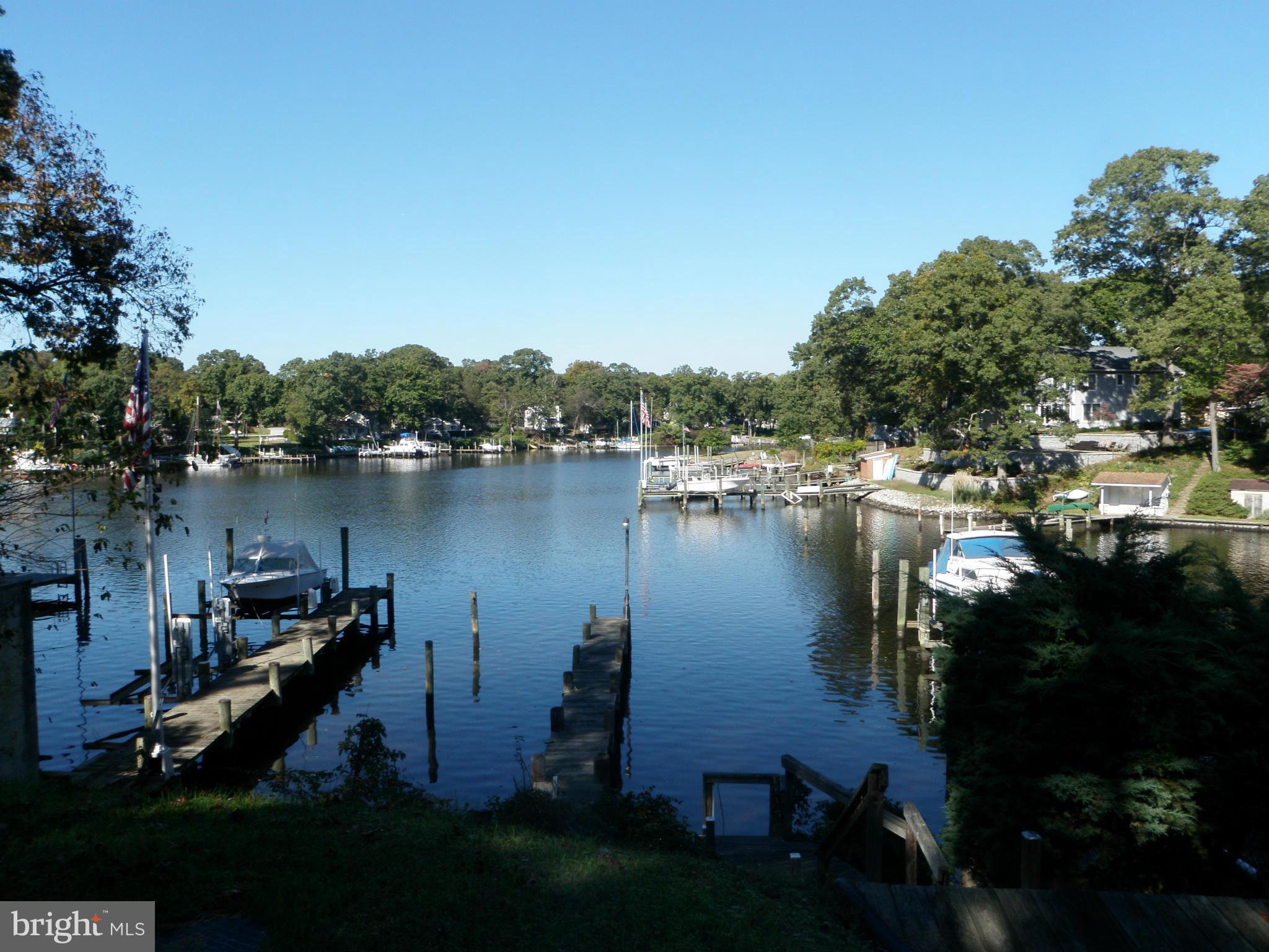 290 Riverside Drive Pasadena, MD 21122 - Photo 1 of 24 View of the pier from the house