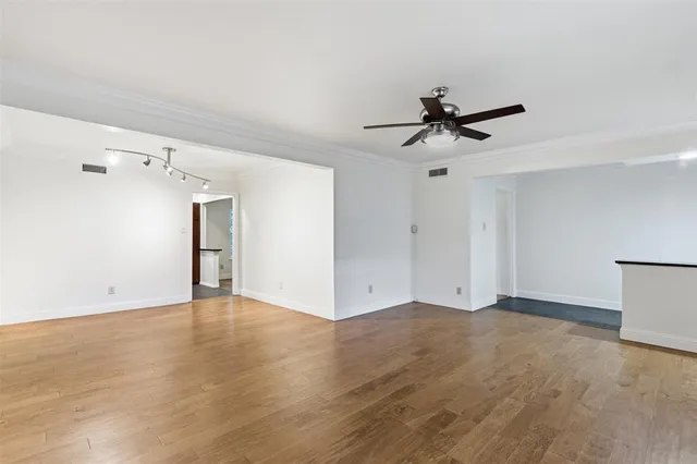 a view of an empty room