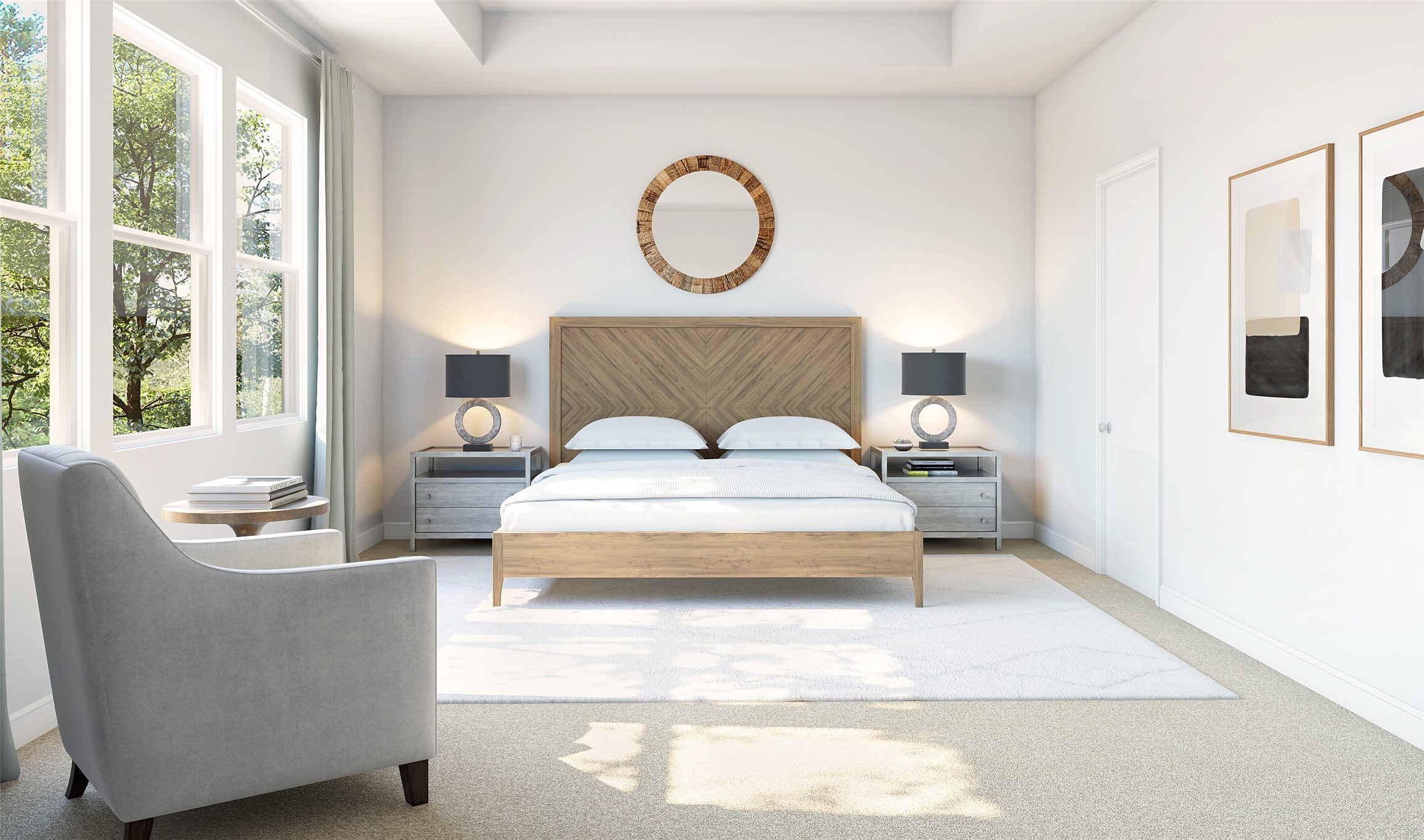 29406 Suncreek Rnch Court Waller, TX 77484 - Photo 8 of 23 a bedroom with a large bed and a large window