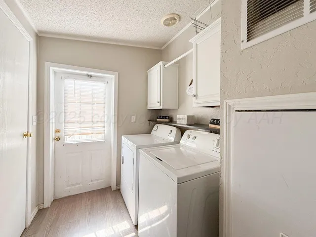 a room with storage and utility