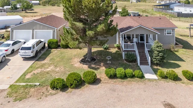 a view of an outdoor space and seating area