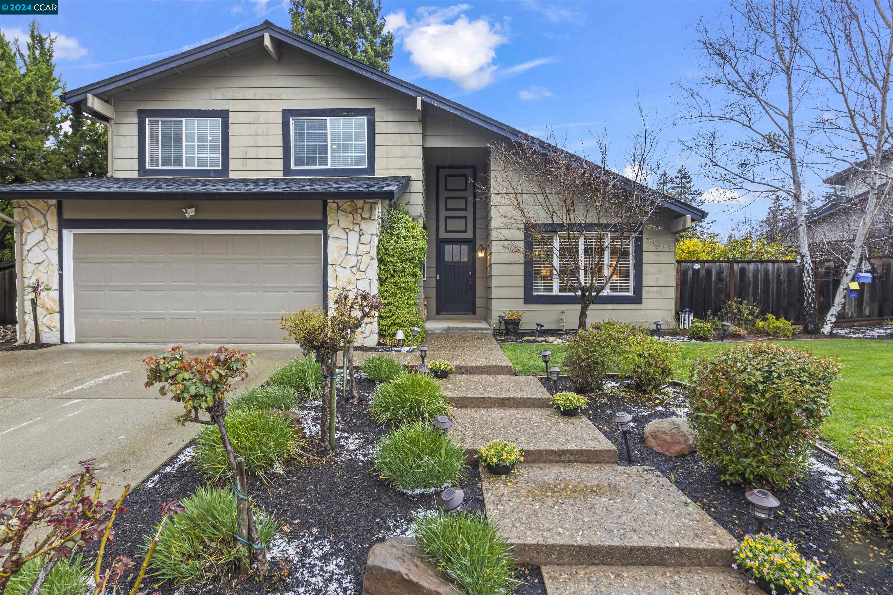 2538 Marsh Drive San Ramon, CA 94583 - Photo 1 of 1 a front view of a house with garden