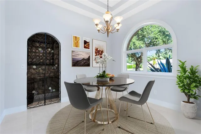 a kitchen with lots of counter top space