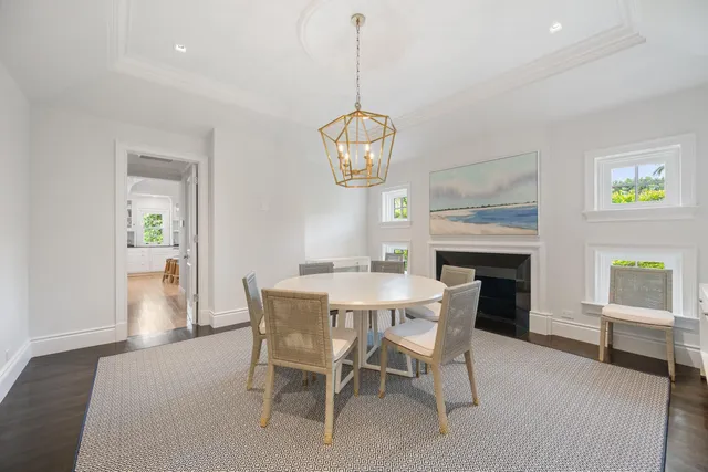 a kitchen with stainless steel appliances granite countertop a stove and a refrigerator