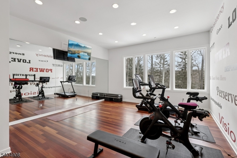 20 Mt Pleasant Road Morristown, NJ 07960 - Photo 5 of 48 a view of a room with gym equipment